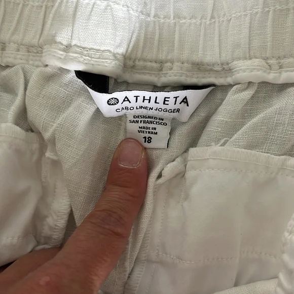 Athleta Linen Jogger - Picture 3 of 8